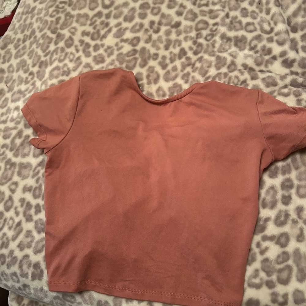 Open back crop top. Medium